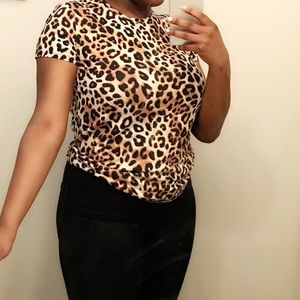 Victoria secret PINK cheetah print top